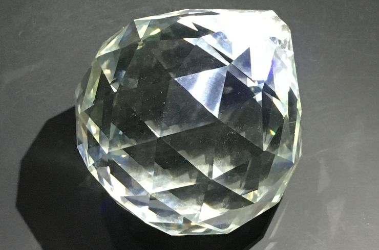 クリスタル ファセットボール シャンデリア ペンダント